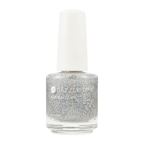 Dazzle Dry Nail Lacquer Step 3  Diamond  A holographic microglitter in a clear base 05 fl oz